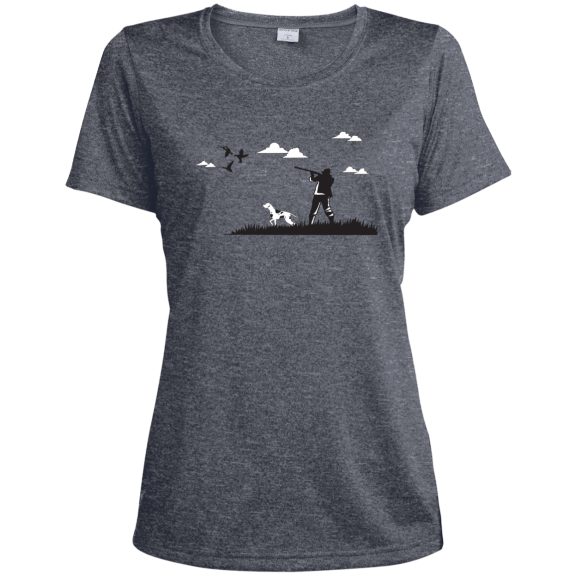 LST360 Sport-Tek Ladies' Heather Dri-Fit Moisture-Wicking T-Shirt H2