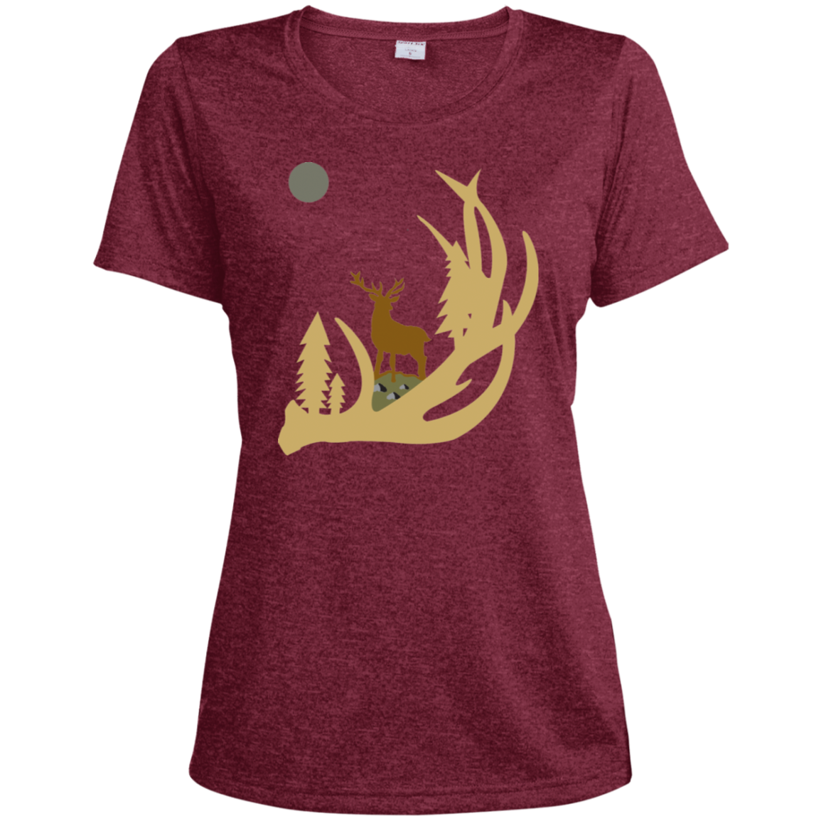 LST360 Sport-Tek Ladies' Heather Dri-Fit Moisture-Wicking T-Shirt