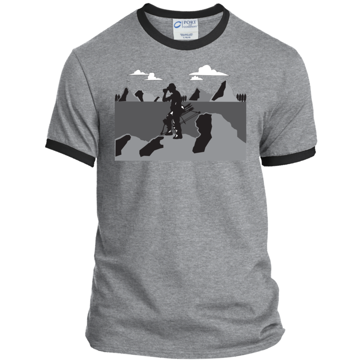 PC54R Port & Co. Ringer Tee A1