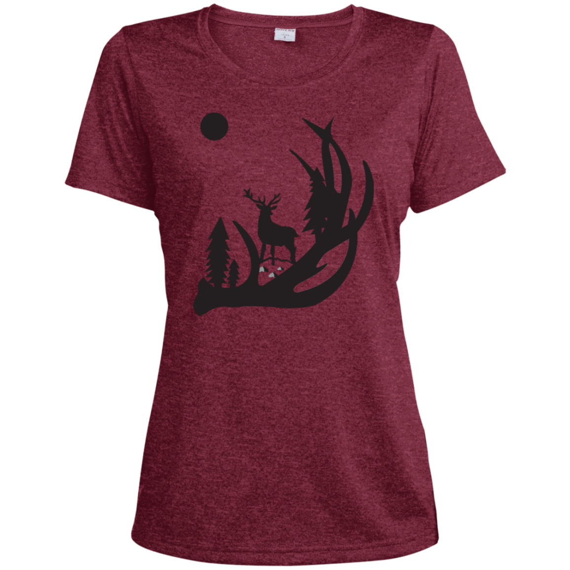 LST360 Sport-Tek Ladies' Heather Dri-Fit Moisture-Wicking T-Shirt H1