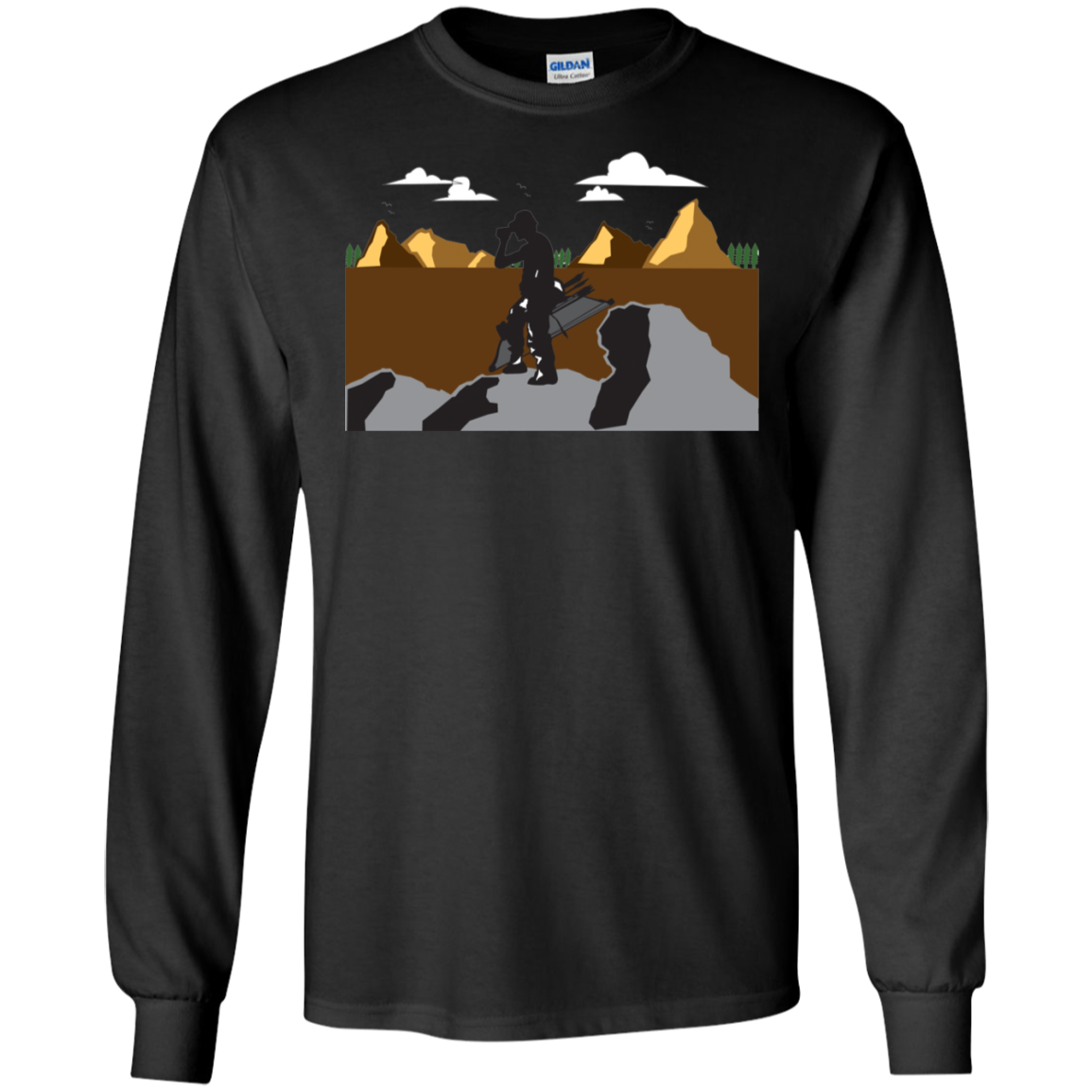 G240 Gildan LS Ultra Cotton T-Shirt A1