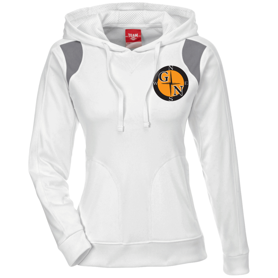 TT30W Team 365 Ladies' Colorblock Poly Hoodie L3
