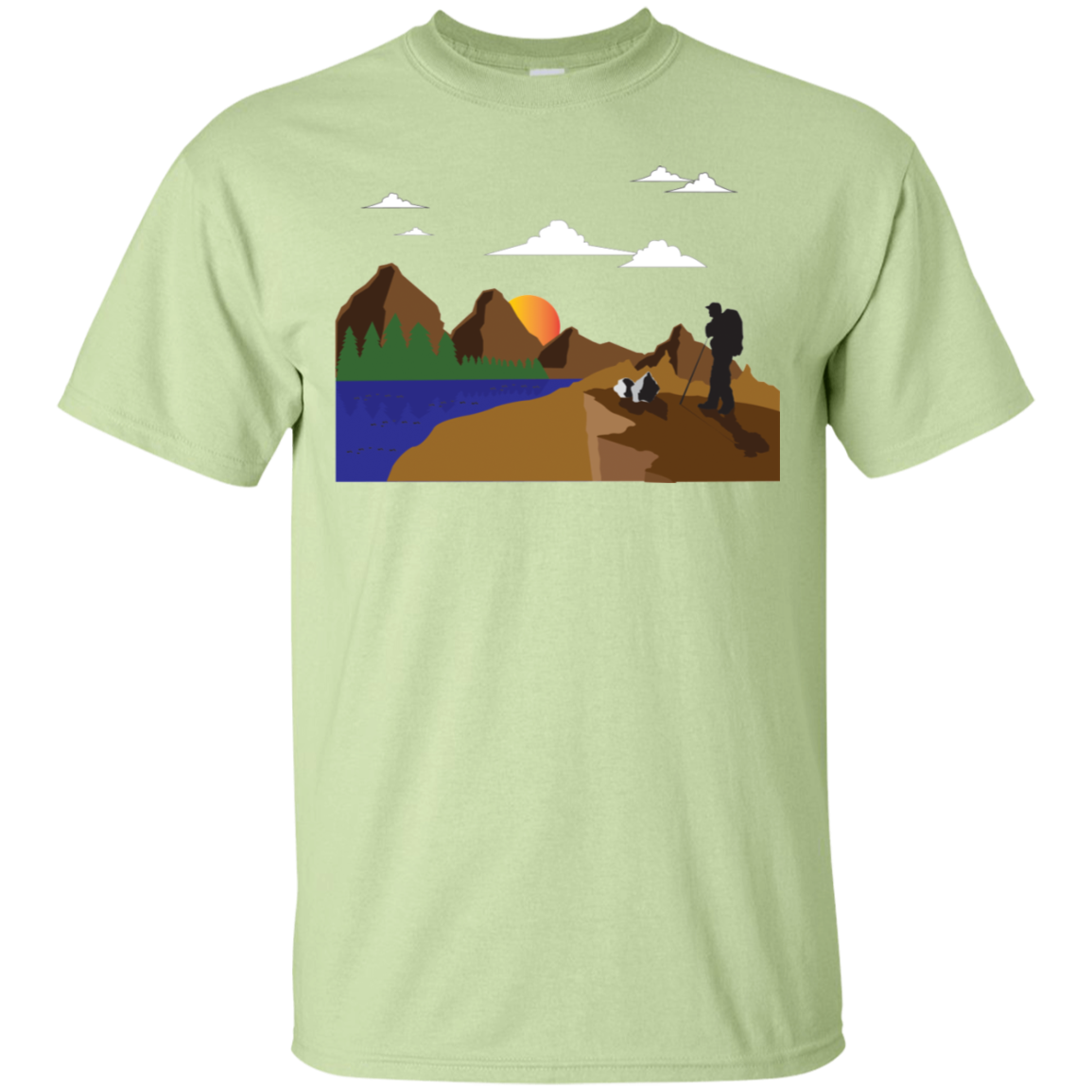 G200 Gildan Ultra Cotton T-Shirt Hiking