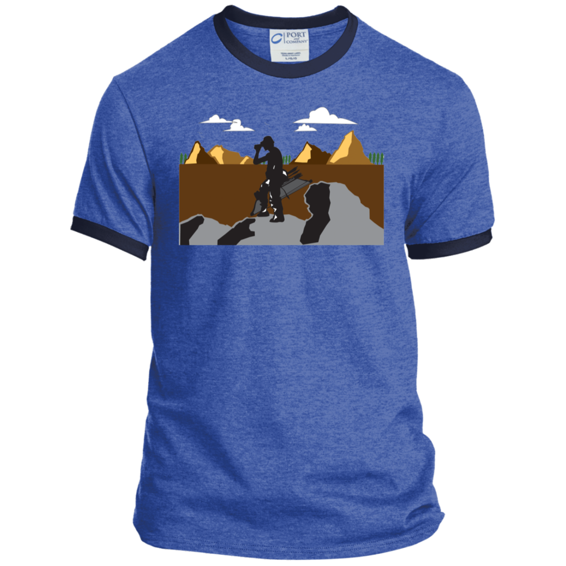 PC54R Port & Co. Ringer Tee A1