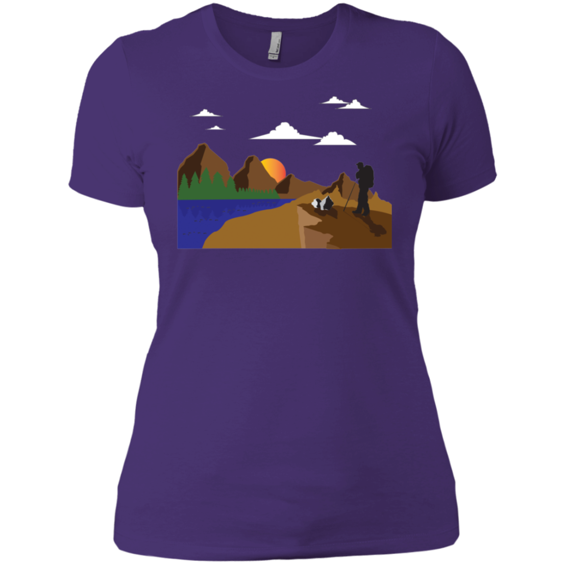 NL3900 Next Level Ladies' Boyfriend T-Shirt Hiking