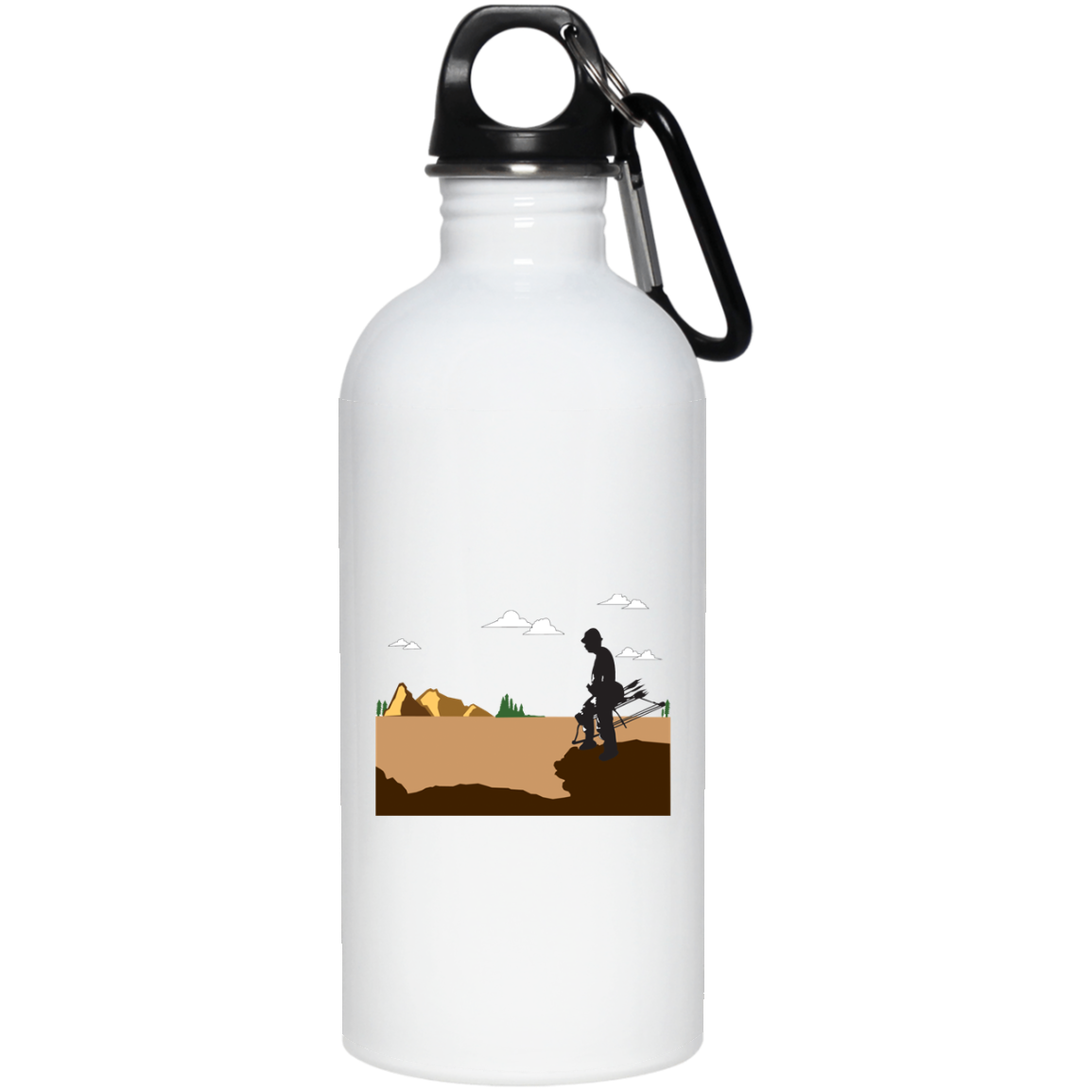 23663 20 oz. Stainless Steel Water Bottle A2
