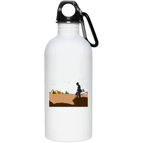 23663 20 oz. Stainless Steel Water Bottle A2