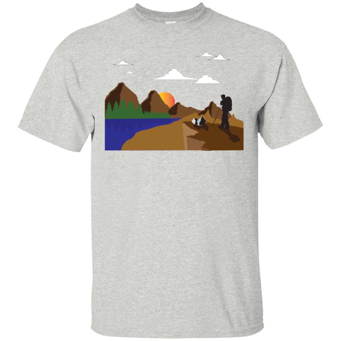 G200 Gildan Ultra Cotton T-Shirt Hiking