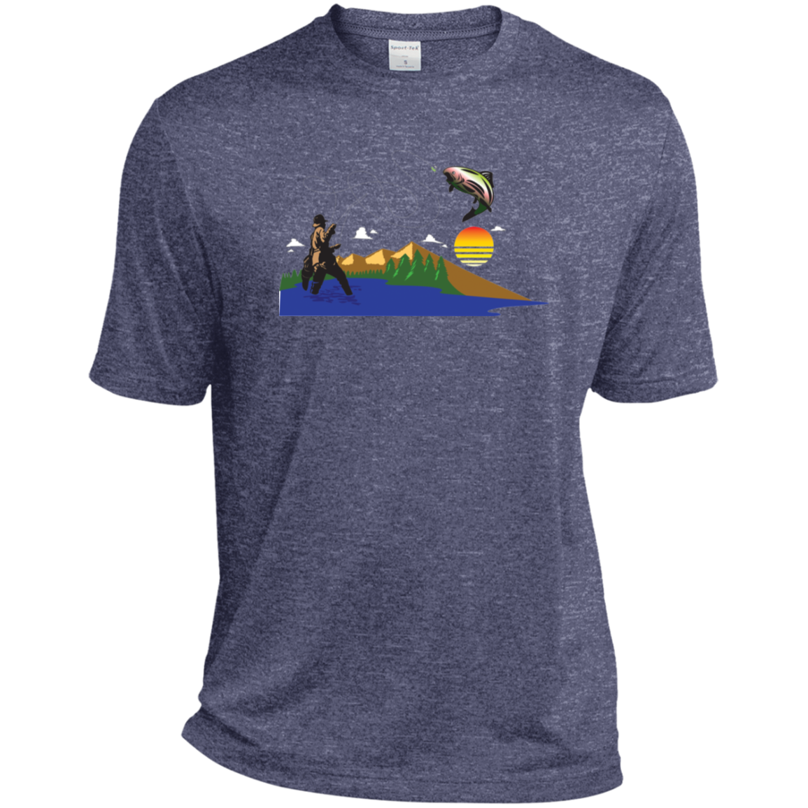 ST360 Sport-Tek Heather Dri-Fit Moisture-Wicking T-Shirt F2