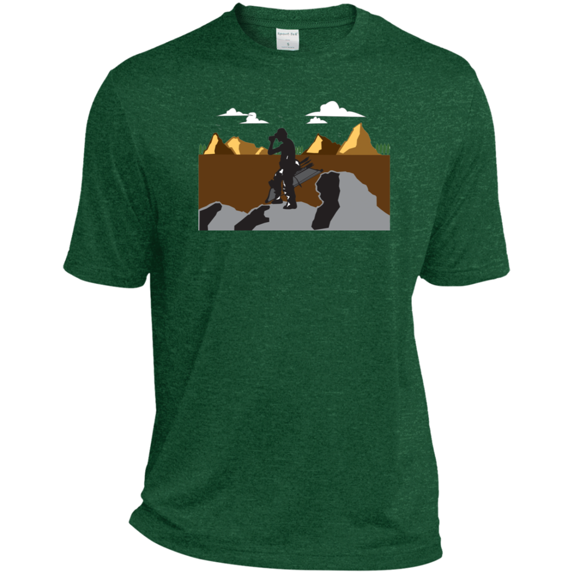 ST360 Sport-Tek Heather Dri-Fit Moisture-Wicking T-Shirt A1