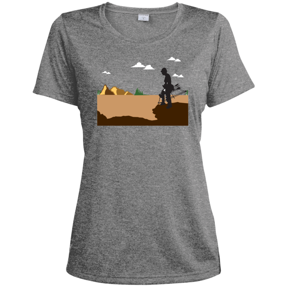 LST360 Sport-Tek Ladies' Heather Dri-Fit Moisture-Wicking T-Shirt