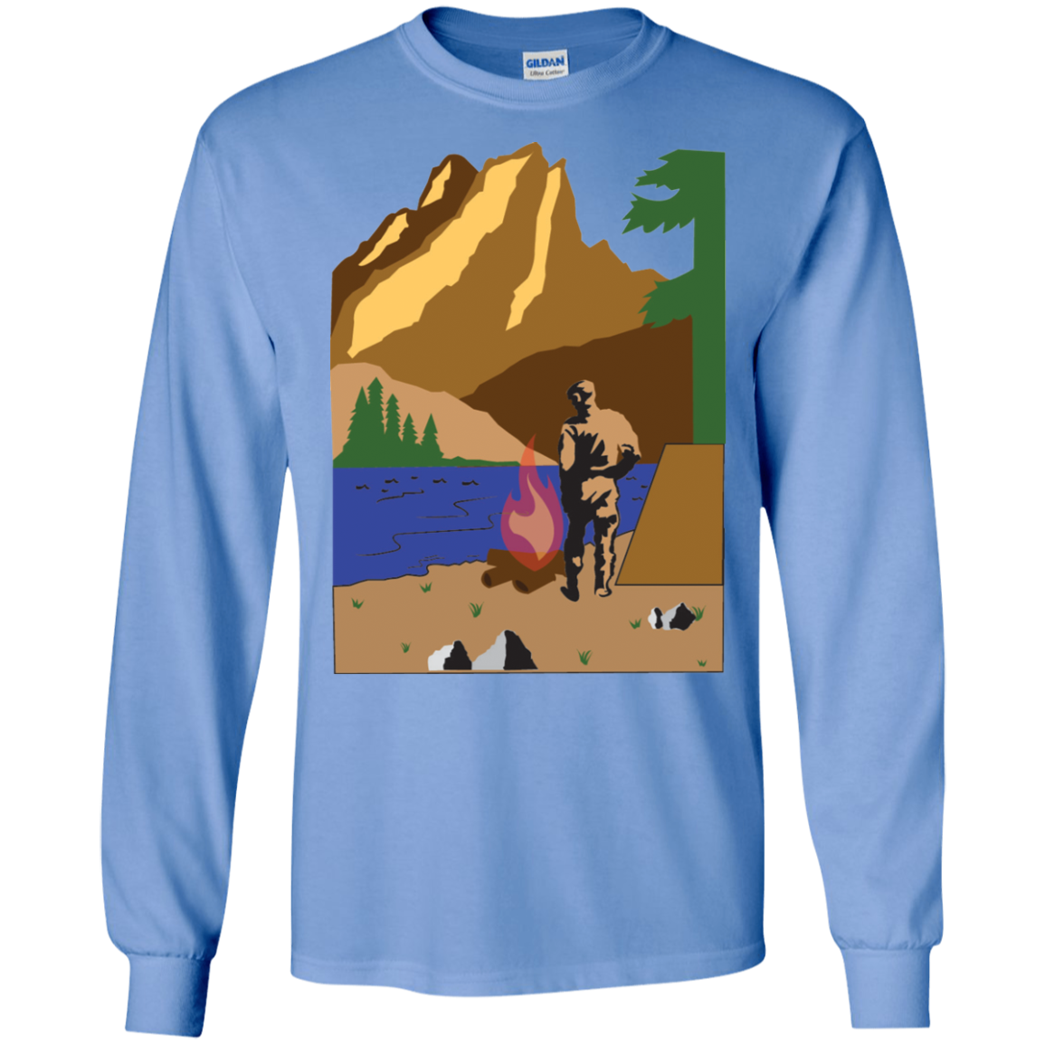 G240 Gildan LS Ultra Cotton T-Shirt C1