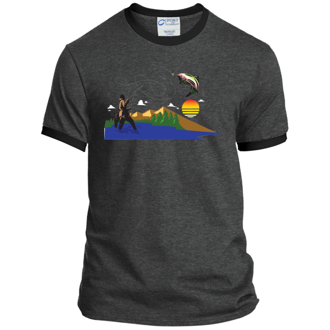 PC54R Port & Co. Ringer Tee F2