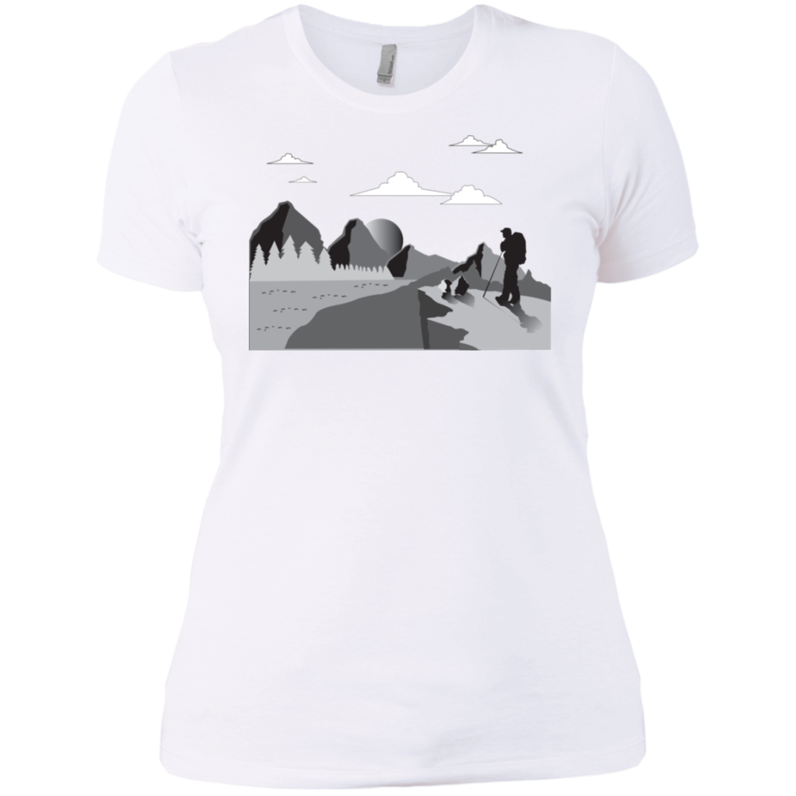 NL3900 Next Level Ladies' Boyfriend T-Shirt Hiking