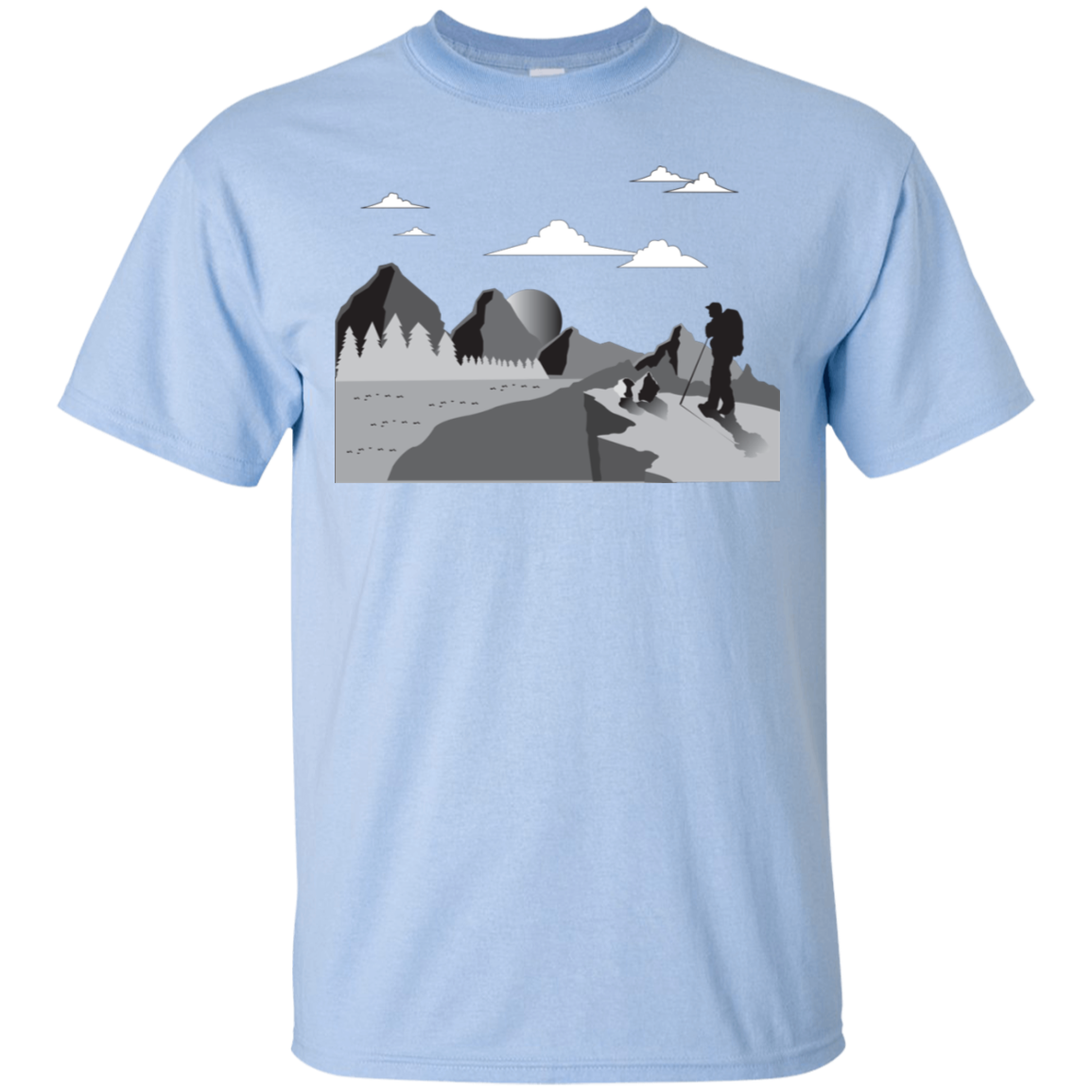 G200 Gildan Ultra Cotton T-Shirt Hiking