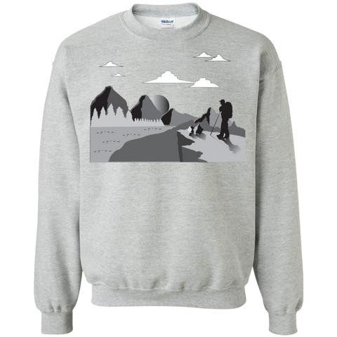 G180 Gildan Crewneck Pullover Sweatshirt  8 oz. Hiking