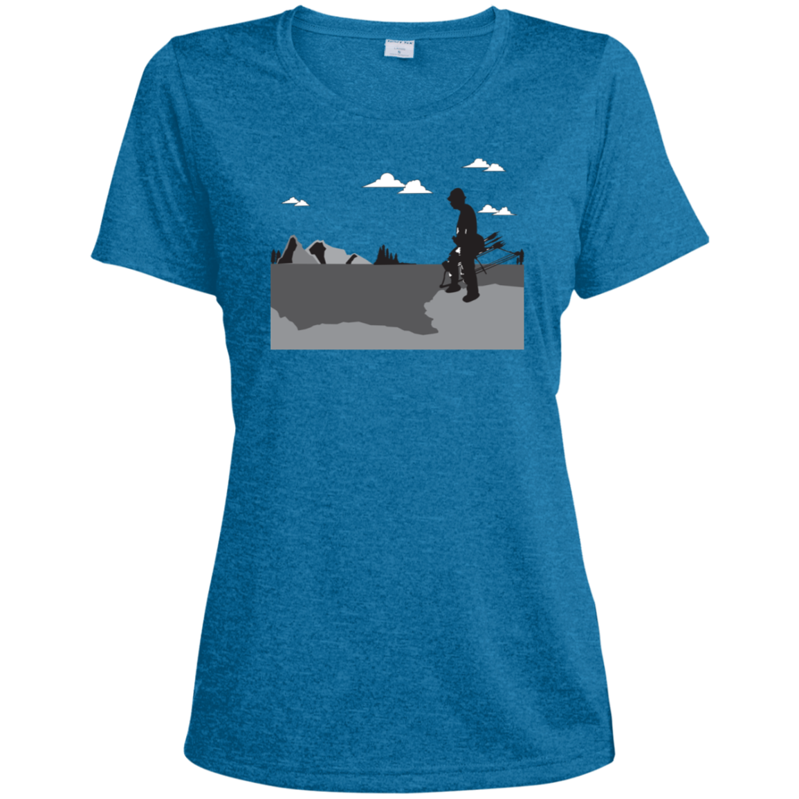 LST360 Sport-Tek Ladies' Heather Dri-Fit Moisture-Wicking T-Shirt A2