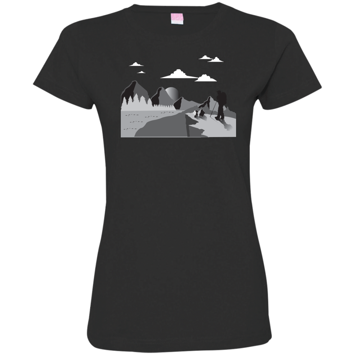 3516 LAT Ladies' Fine Jersey T-Shirt Hiking