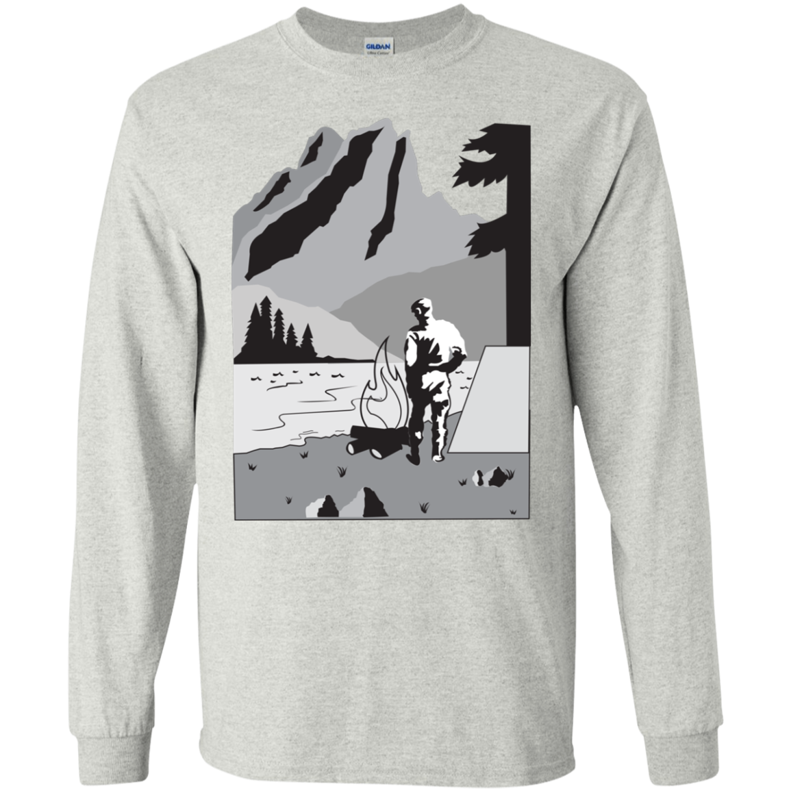 G240 Gildan LS Ultra Cotton T-Shirt C1