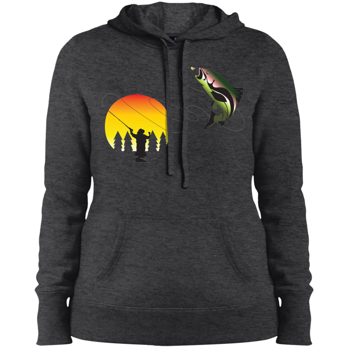 LST254 Sport-Tek Ladies' Pullover Hooded Sweatshirt