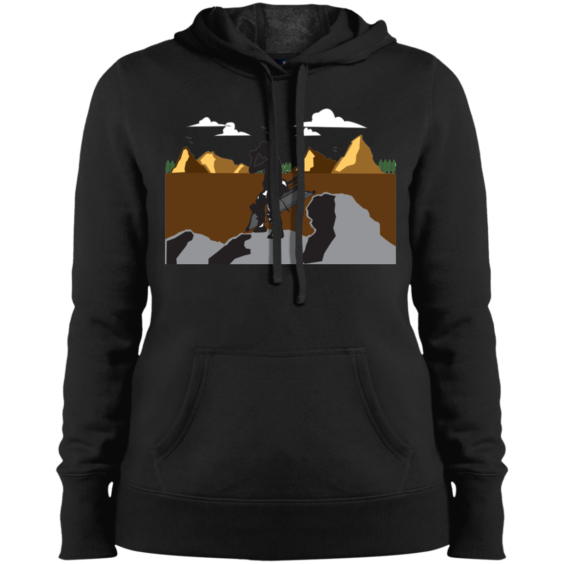 LST254 Sport-Tek Ladies' Pullover Hooded Sweatshirt A1