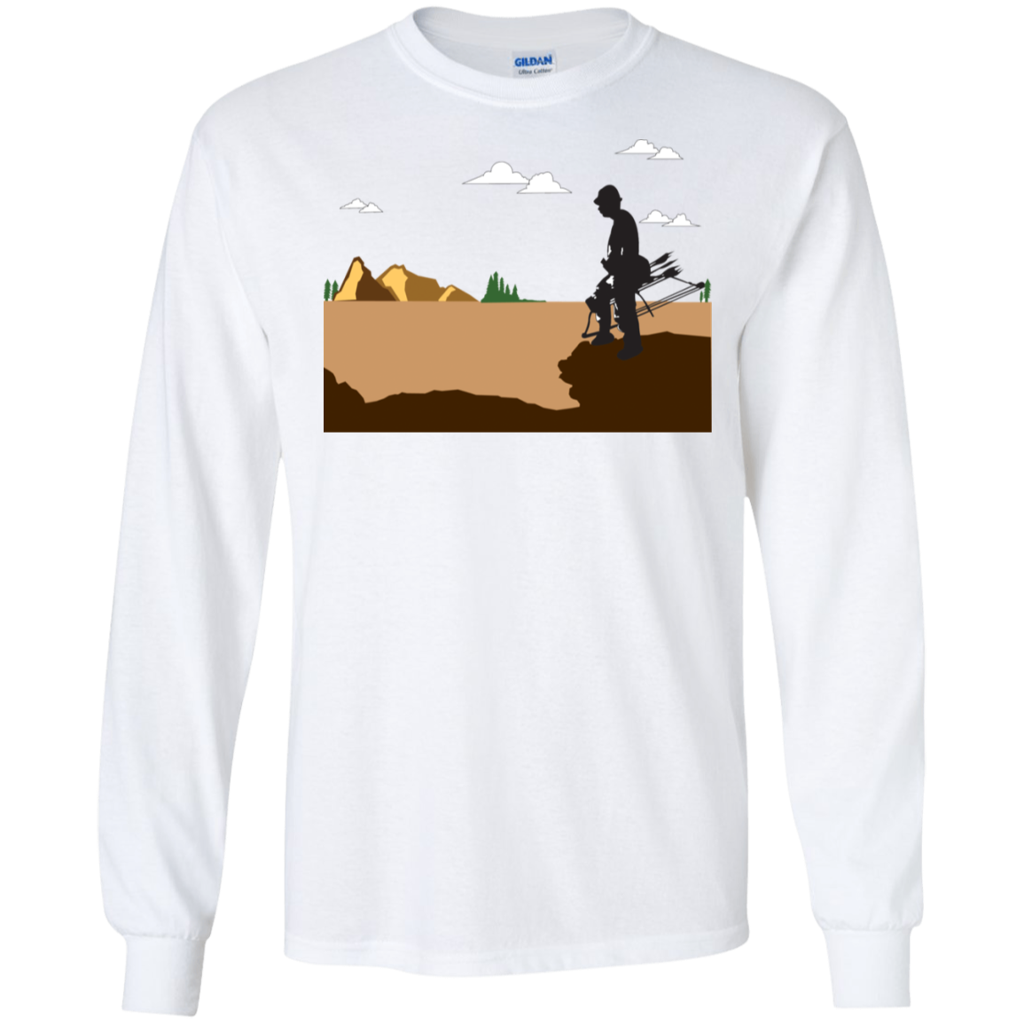 G240 Gildan LS Ultra Cotton T-Shirt A2