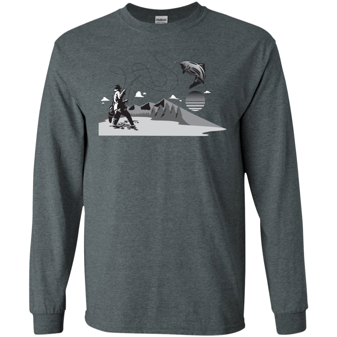 G240 Gildan LS Ultra Cotton T-Shirt F2