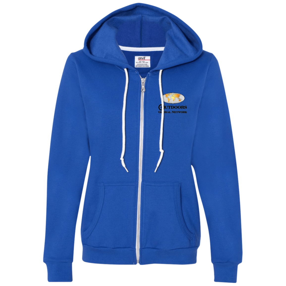 71600L Anvil Ladies Full-Zip Hooded Fleece L2
