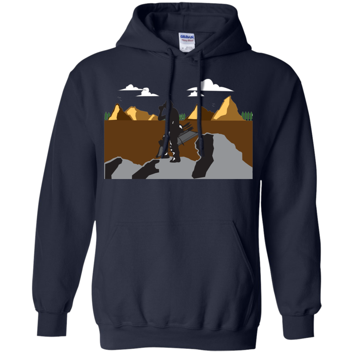 G185 Gildan Pullover Hoodie 8 oz. A1