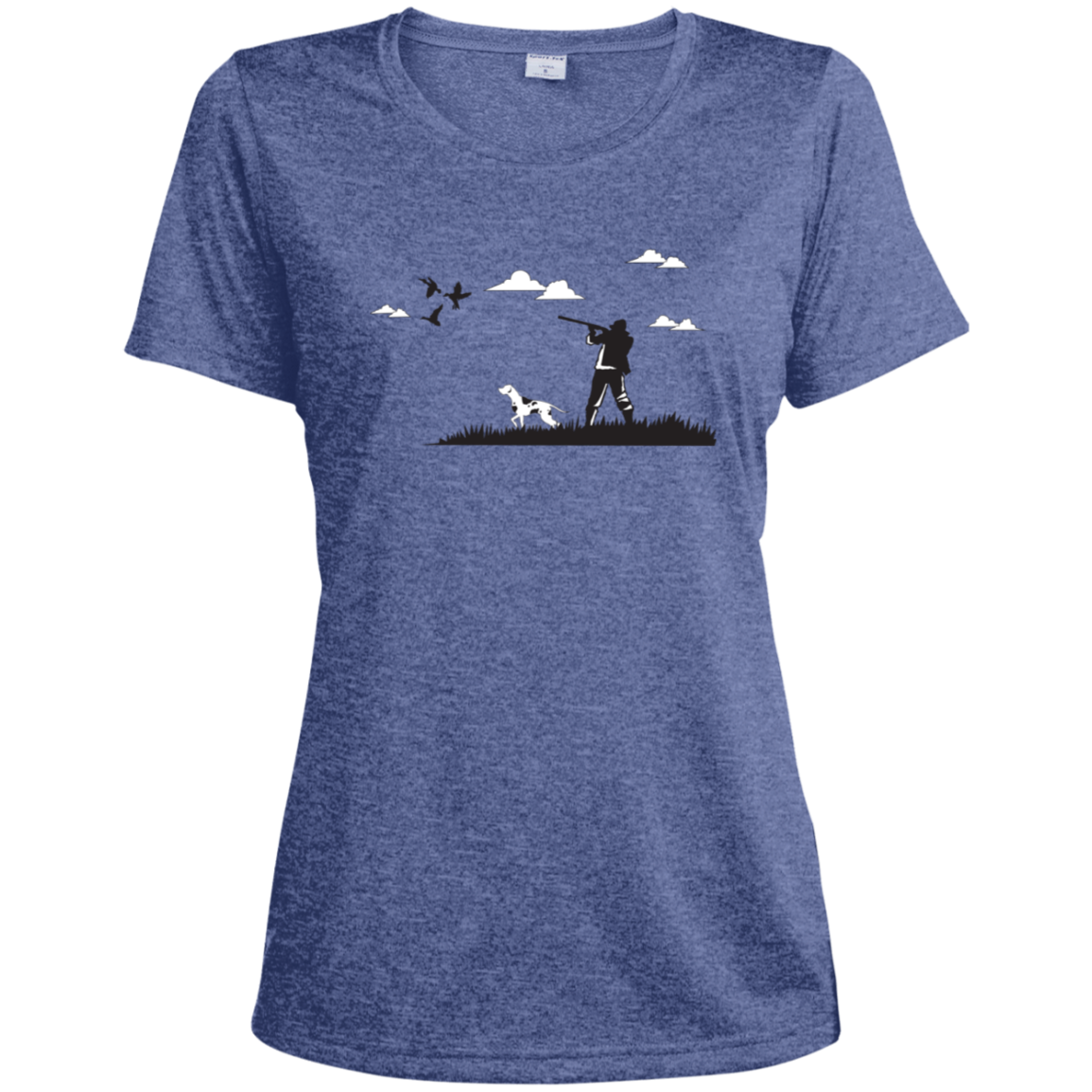 LST360 Sport-Tek Ladies' Heather Dri-Fit Moisture-Wicking T-Shirt H2