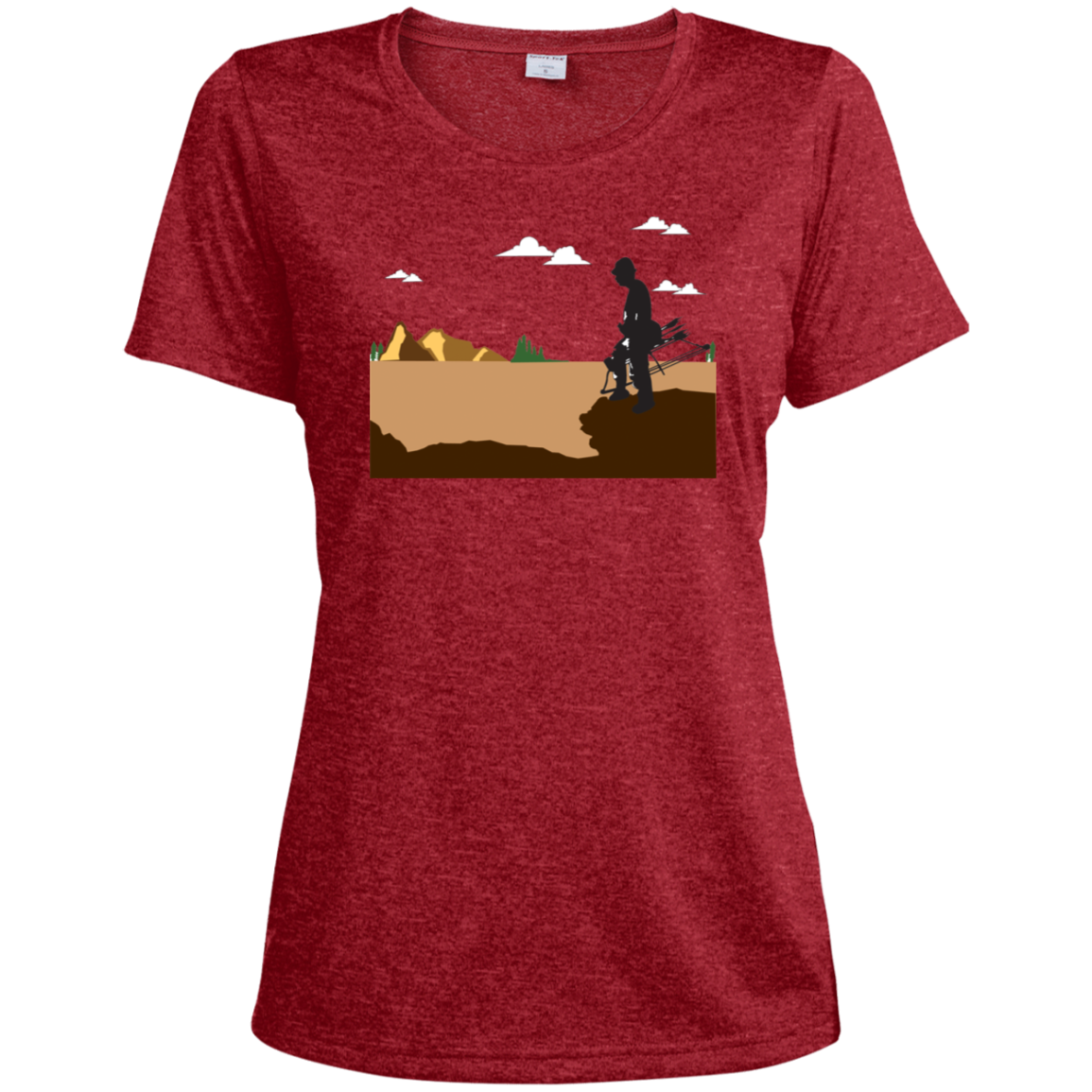 LST360 Sport-Tek Ladies' Heather Dri-Fit Moisture-Wicking T-Shirt