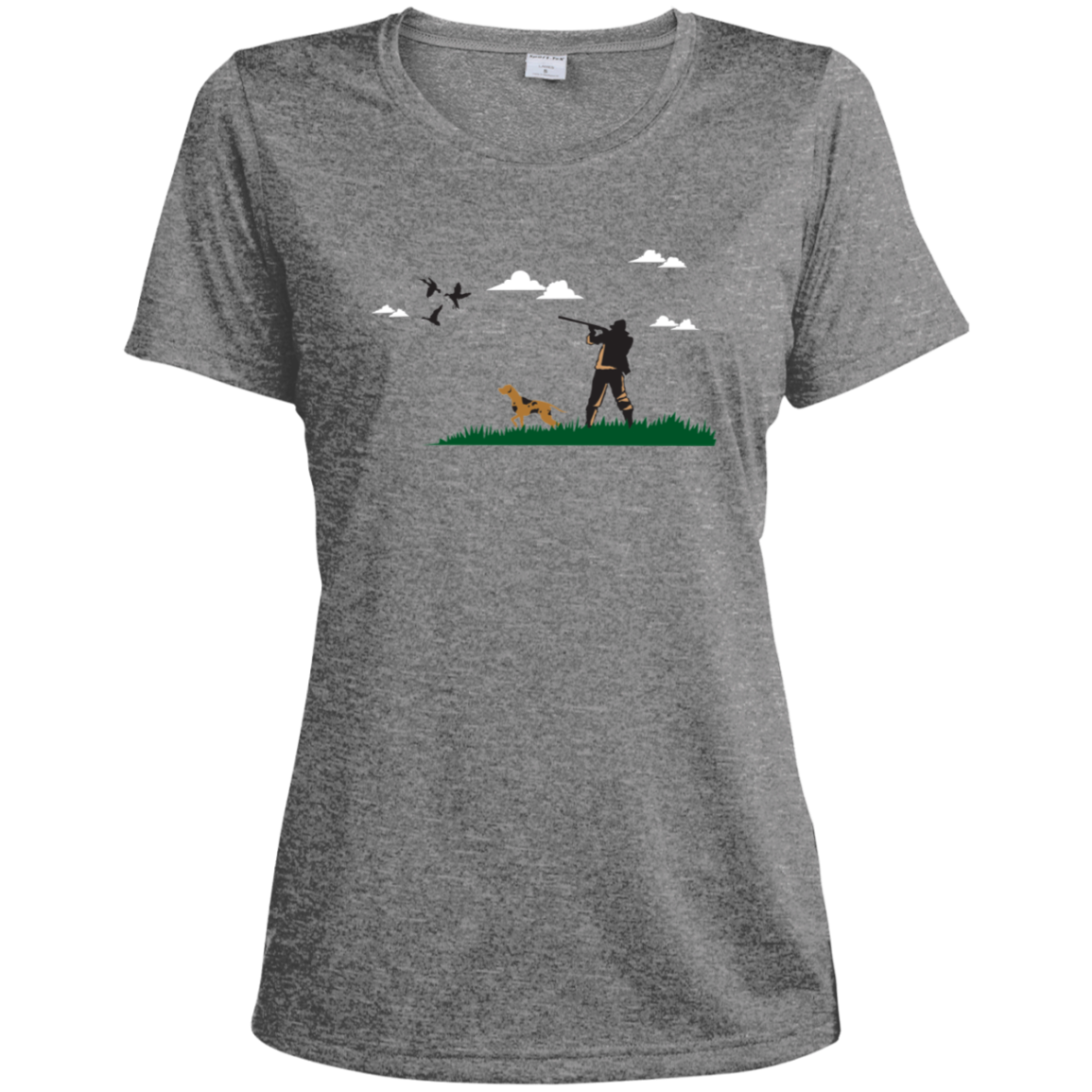 LST360 Sport-Tek Ladies' Heather Dri-Fit Moisture-Wicking T-Shirt