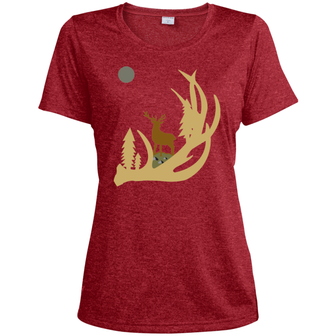 LST360 Sport-Tek Ladies' Heather Dri-Fit Moisture-Wicking T-Shirt