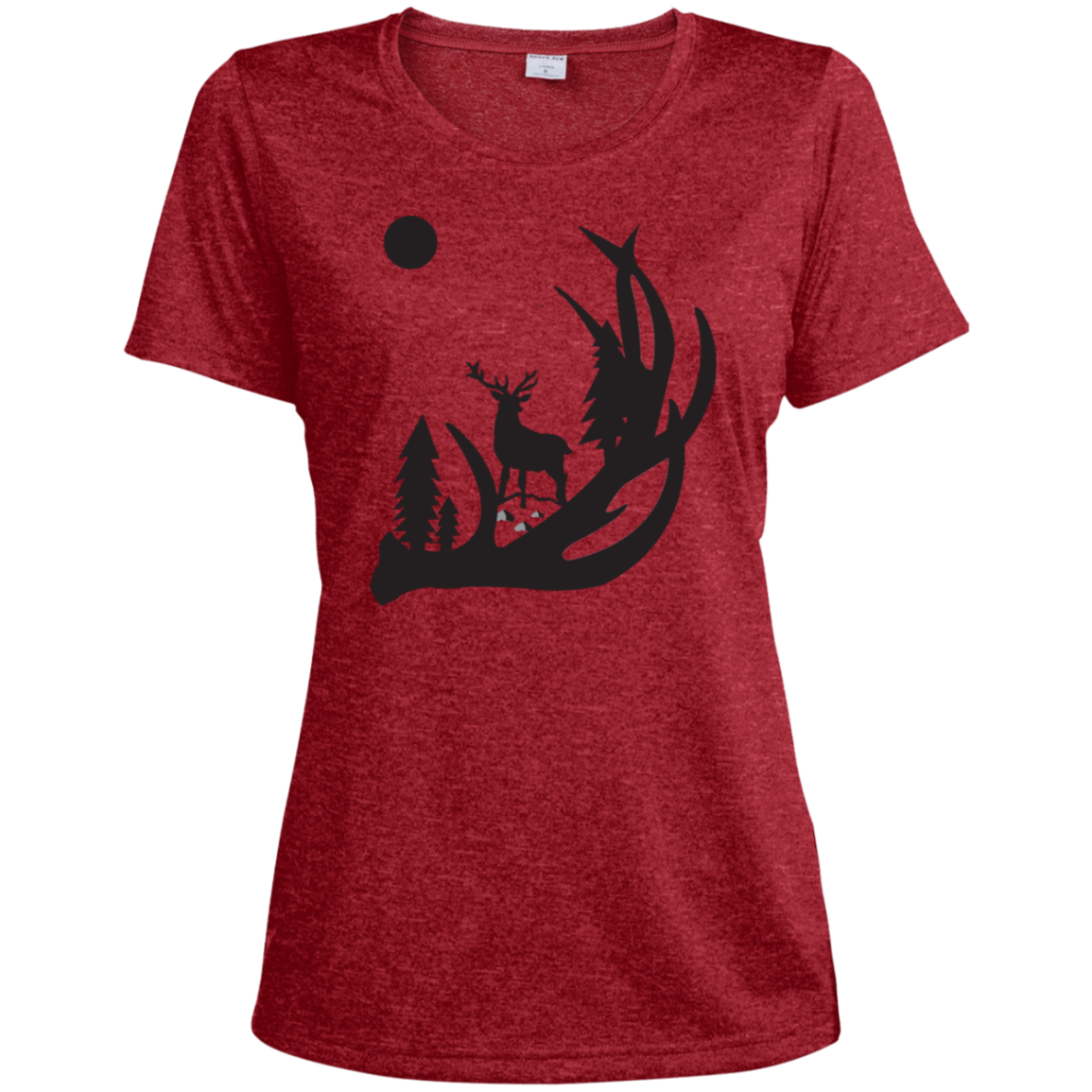 LST360 Sport-Tek Ladies' Heather Dri-Fit Moisture-Wicking T-Shirt H1