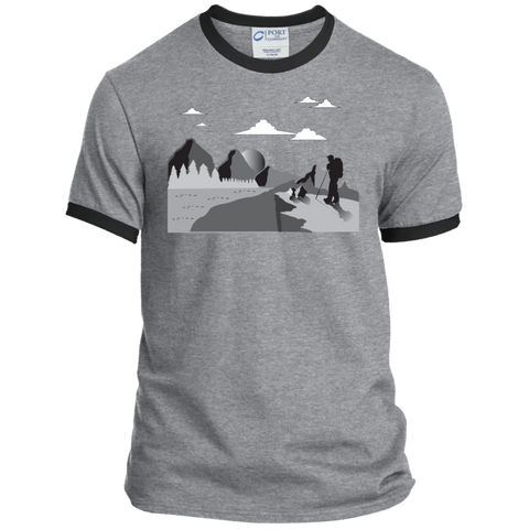 PC54R Port & Co. Ringer Tee Hiking