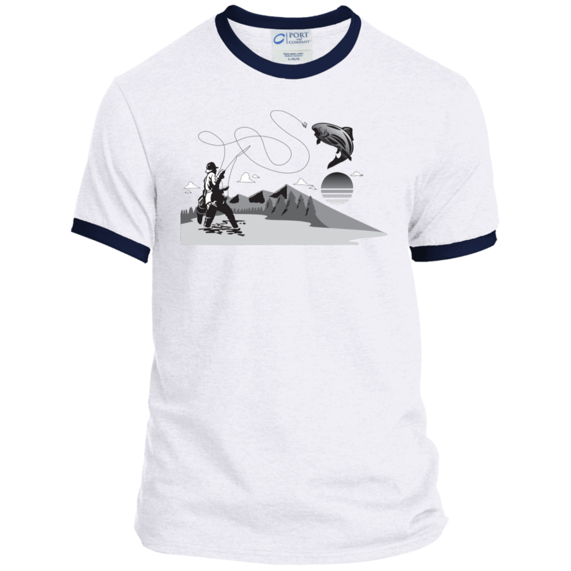 PC54R Port & Co. Ringer Tee F2