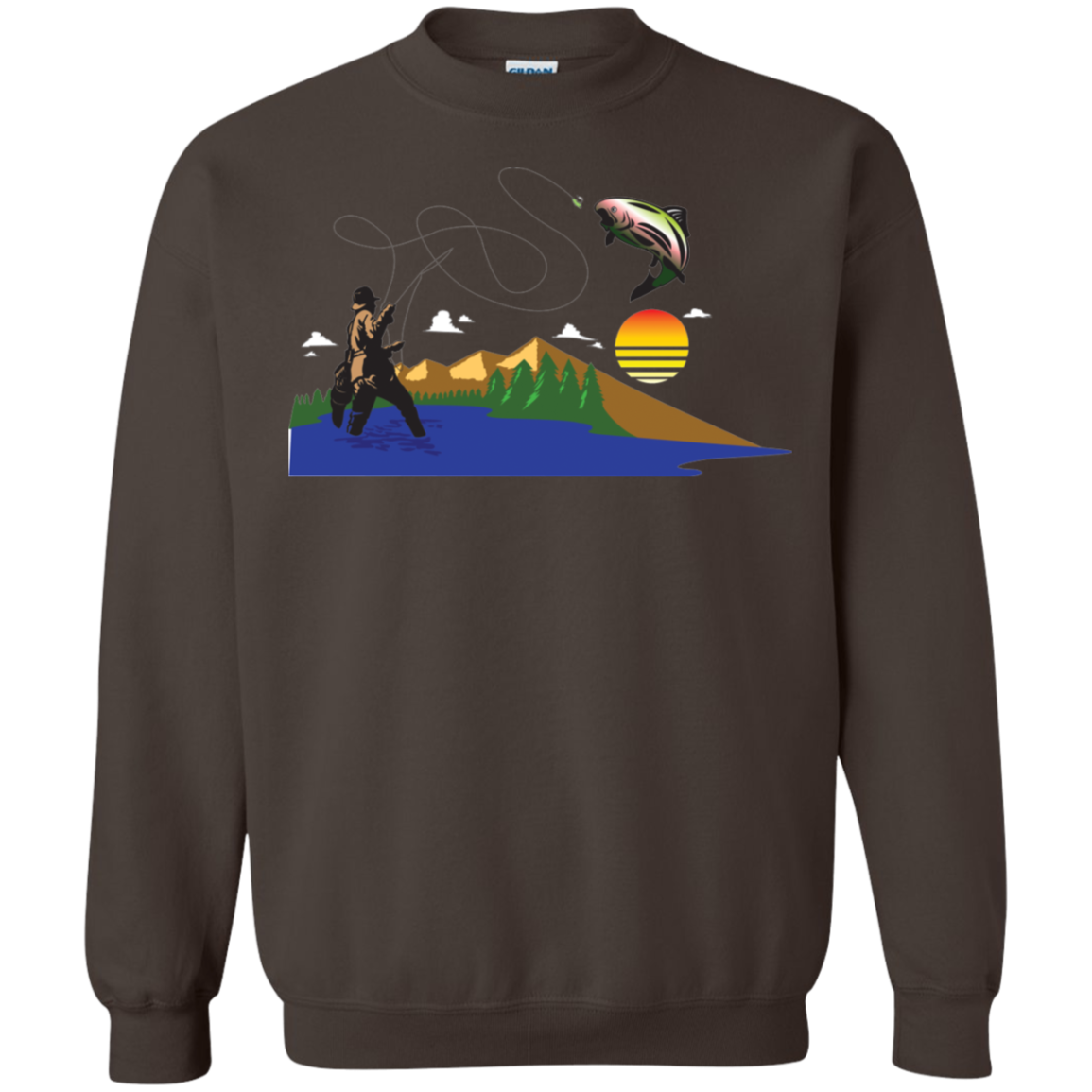 G180 Gildan Crewneck Pullover Sweatshirt  8 oz. F2