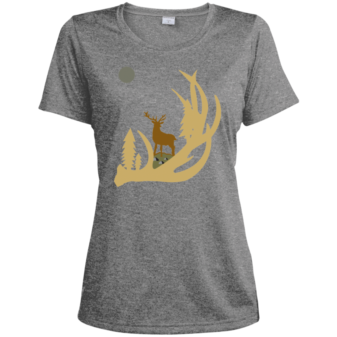 LST360 Sport-Tek Ladies' Heather Dri-Fit Moisture-Wicking T-Shirt