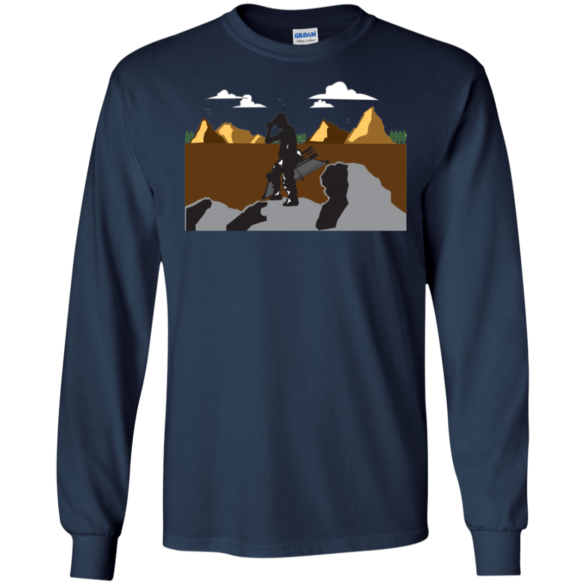 G240 Gildan LS Ultra Cotton T-Shirt A1