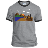 PC54R Port & Co. Ringer Tee Hiking