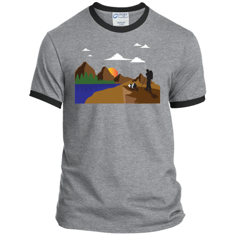 PC54R Port & Co. Ringer Tee Hiking