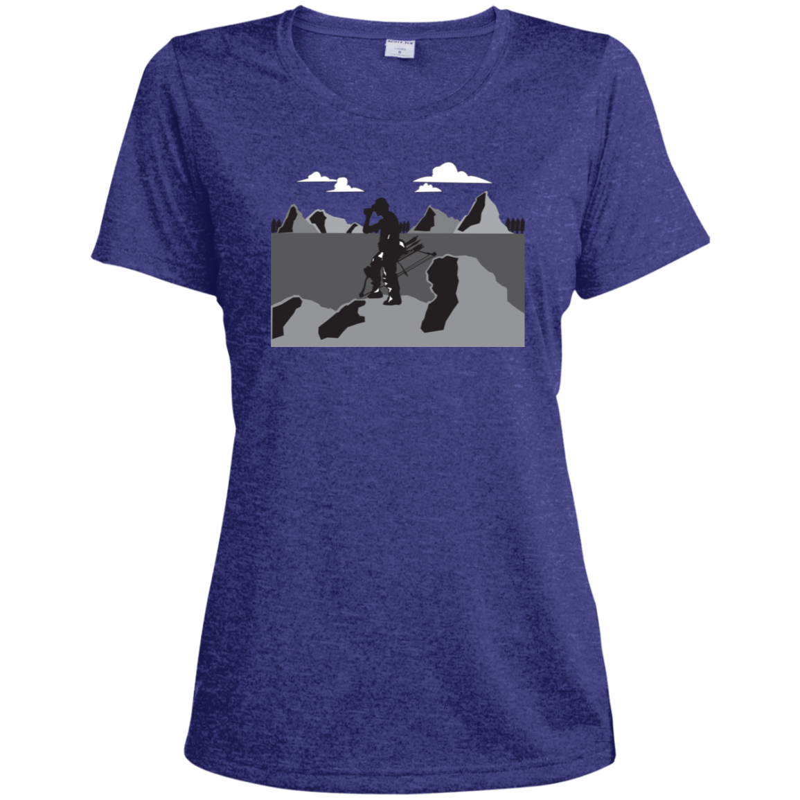 LST360 Sport-Tek Ladies' Heather Dri-Fit Moisture-Wicking T-Shirt A1