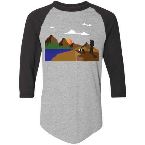 420 Augusta Colorblock Raglan Jersey Hiking