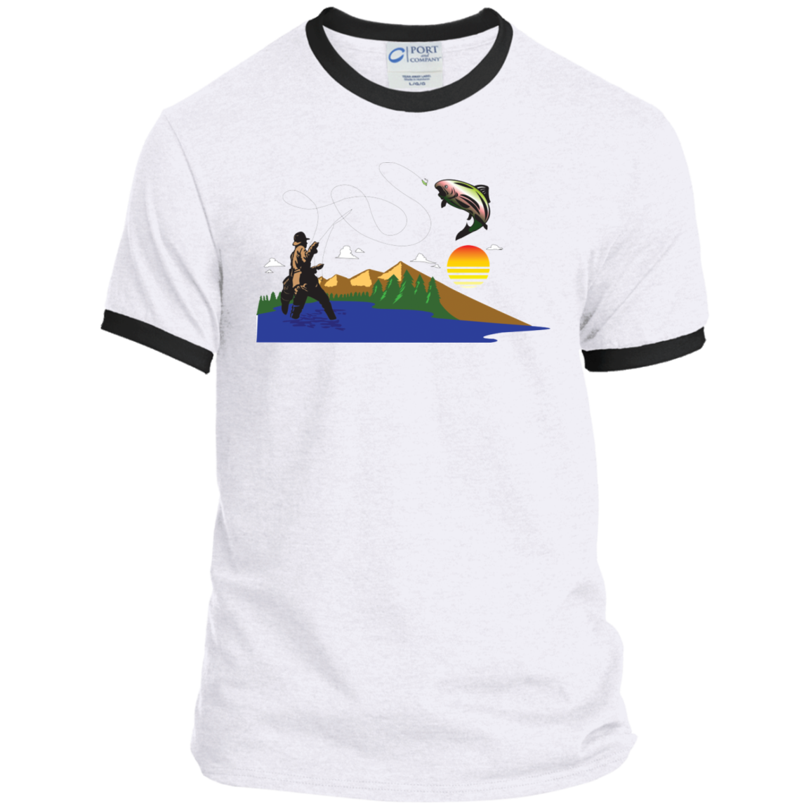 PC54R Port & Co. Ringer Tee F2