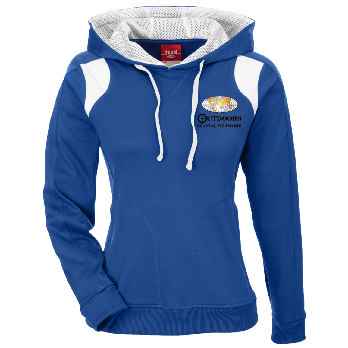 TT30W Team 365 Ladies' Colorblock Poly Hoodie L2