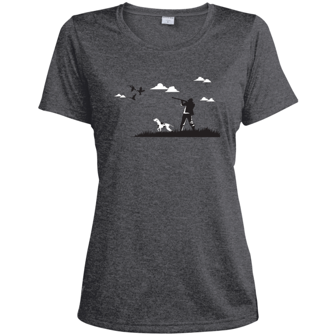 LST360 Sport-Tek Ladies' Heather Dri-Fit Moisture-Wicking T-Shirt H2