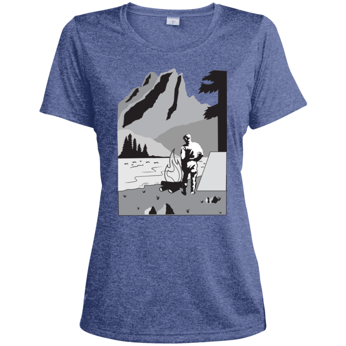 LST360 Sport-Tek Ladies' Heather Dri-Fit Moisture-Wicking T-Shirt C1