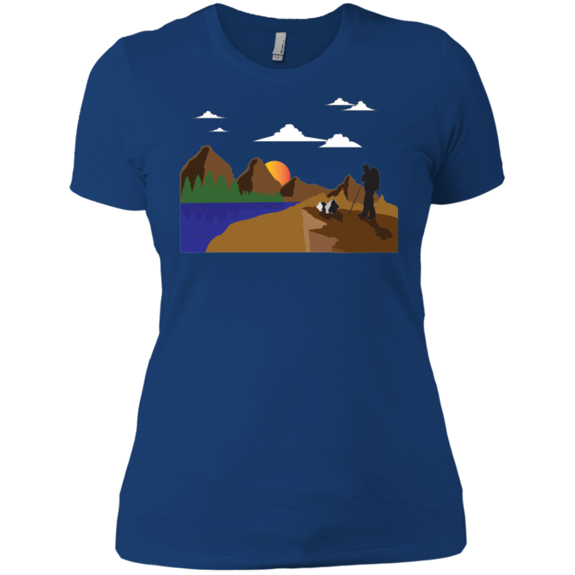 NL3900 Next Level Ladies' Boyfriend T-Shirt Hiking