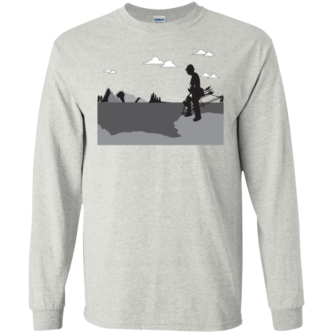 G240 Gildan LS Ultra Cotton T-Shirt A2