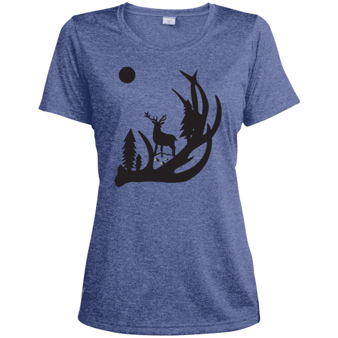 LST360 Sport-Tek Ladies' Heather Dri-Fit Moisture-Wicking T-Shirt H1